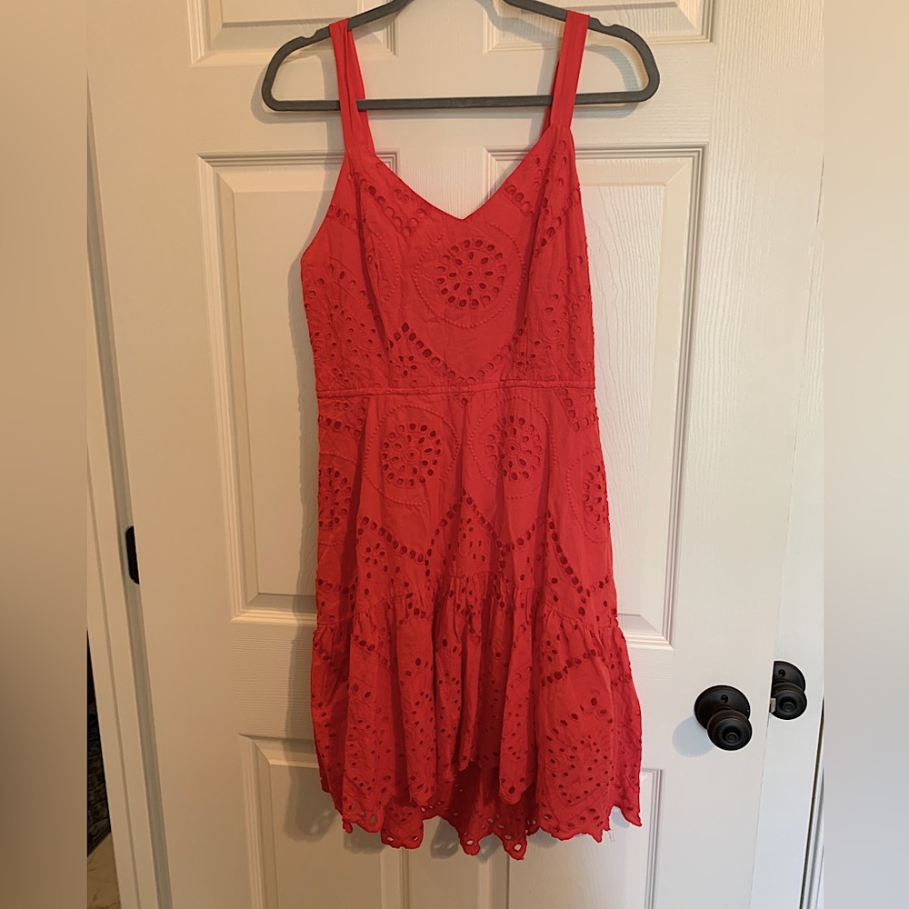 Japna - BNWT Pink Midi Dress with Floral Overlay - Size L